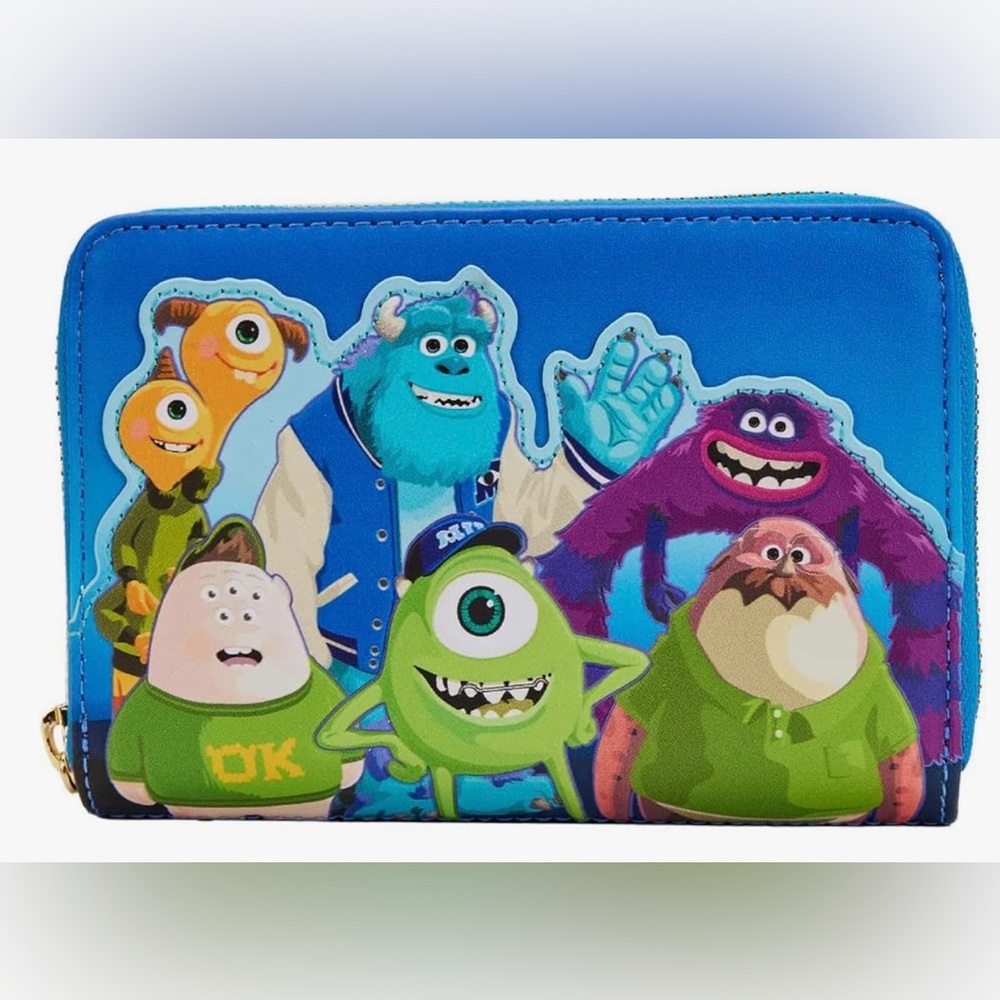 Loungefly Monsters University Blue Wallet NWOT
